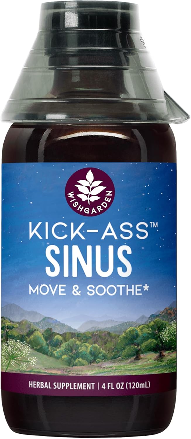 Kick-Ass Sinus Herbal Relief for Congestion and Pressure Support
