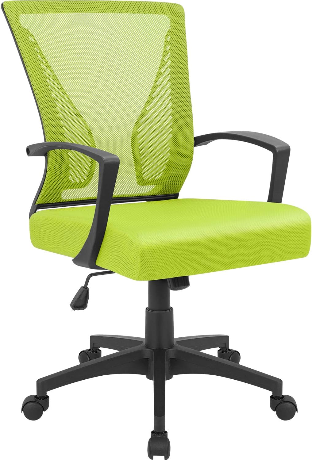 Comfort Boost: Furmax Mid Back Office Chair in Cyan