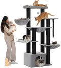 Large Cat Tree with 13 Thick Scratching Posts - Heavy Duty 67in