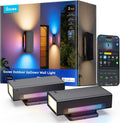Govee Outdoor UpDown Wall Light 2-Pack - Smart RGBWW Porch Sconces
