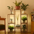 Plant Stand with Grow Light - 8-Tier Indoor Shelf for Small Pots