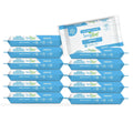 Flushable Wet Wipes Unscented - Gentle Aloe, Plastic Free 600ct