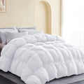 SNOWMAN Premium Down Comforter Cal King Size - Luxurious All-Season