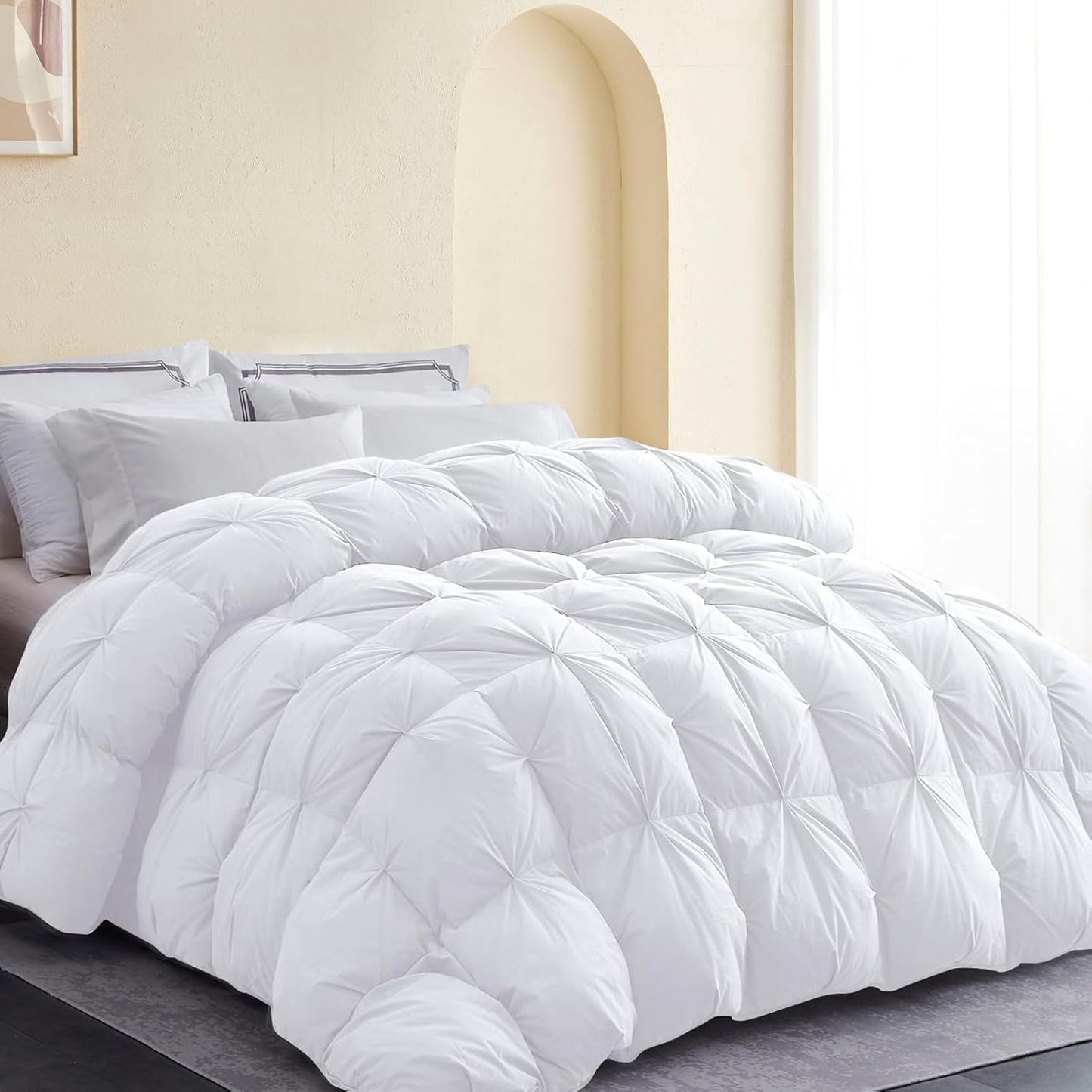 Premium Down Comforter King Size for All-Season Comfort