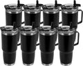 30oz Insulated Travel Coffee Mug Set with Handle for All Drinks