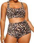 Daci Women's Plus Size Bikini Sets - High Waisted Two-Piece Swimsuit