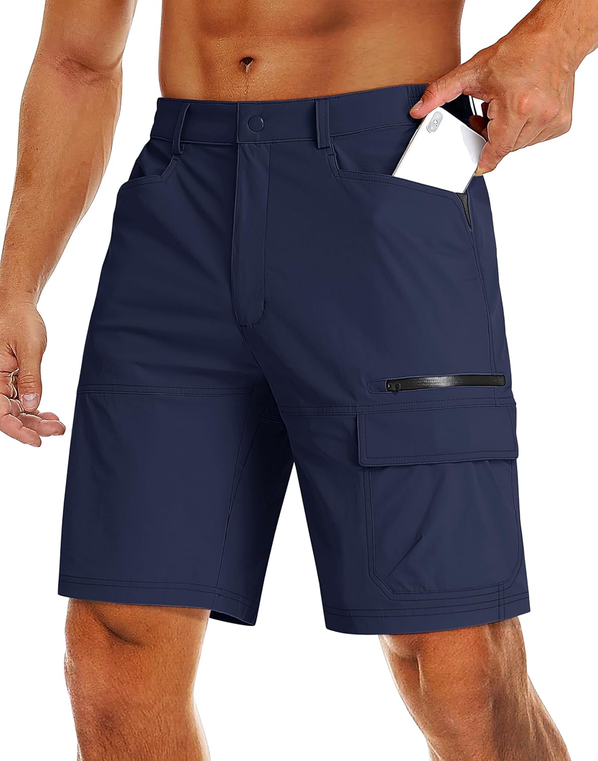 MAGCOMSEN Men's Hiking Cargo Shorts for Outdoor Activities