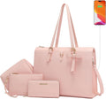 Keyli 4pc Laptop Bag Set for Women with USB Charging Port