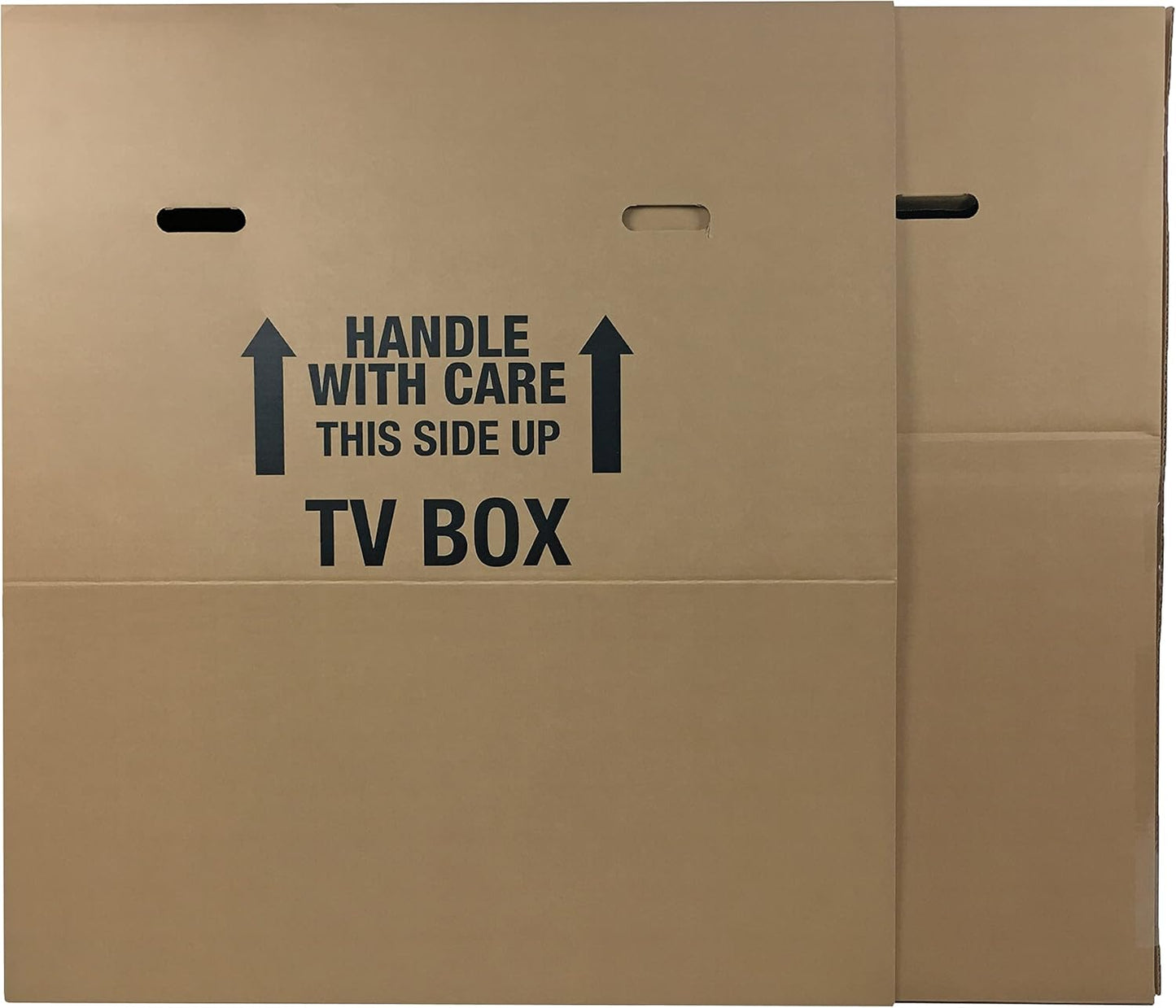 Uboxes TV Moving Box for 55 in LCD/LED TVs - 2 Pack