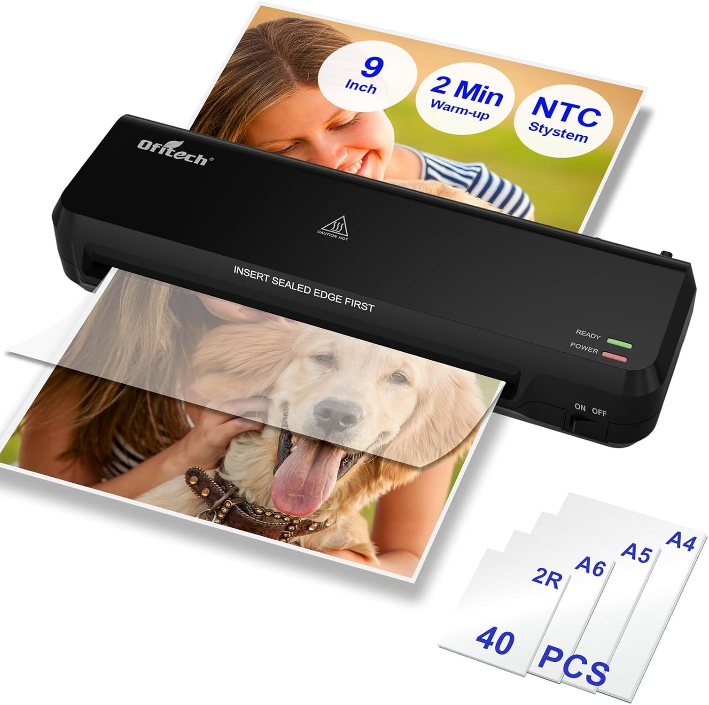 9 inch Laminator Machine for Home, Office, and School Use