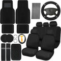 Bling Car Accessories Set 43 Pcs for Front Seats and Rear Bench