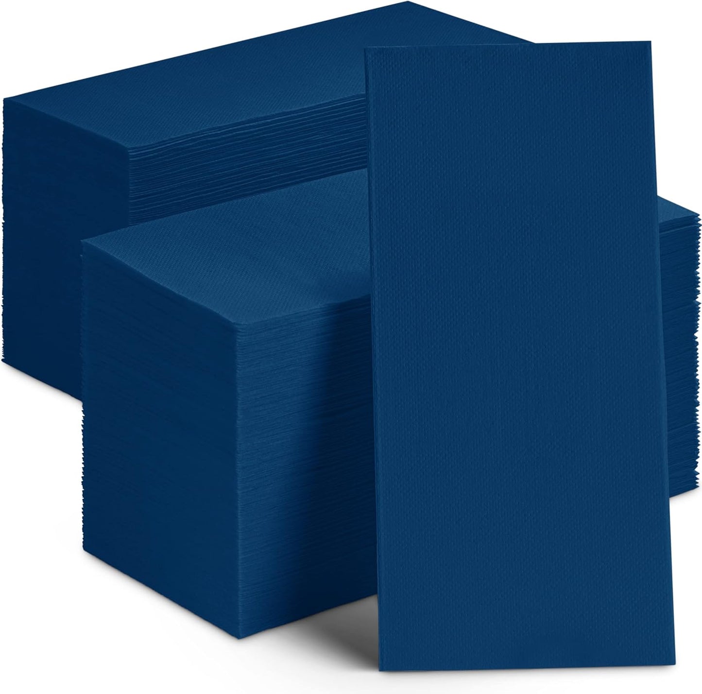Disposable Dinner Napkins Blue Paper for Elegant Events and Parties
