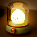 Cute Chibi Flame Lamp - Cozy Rechargeable Night Light for Desk
