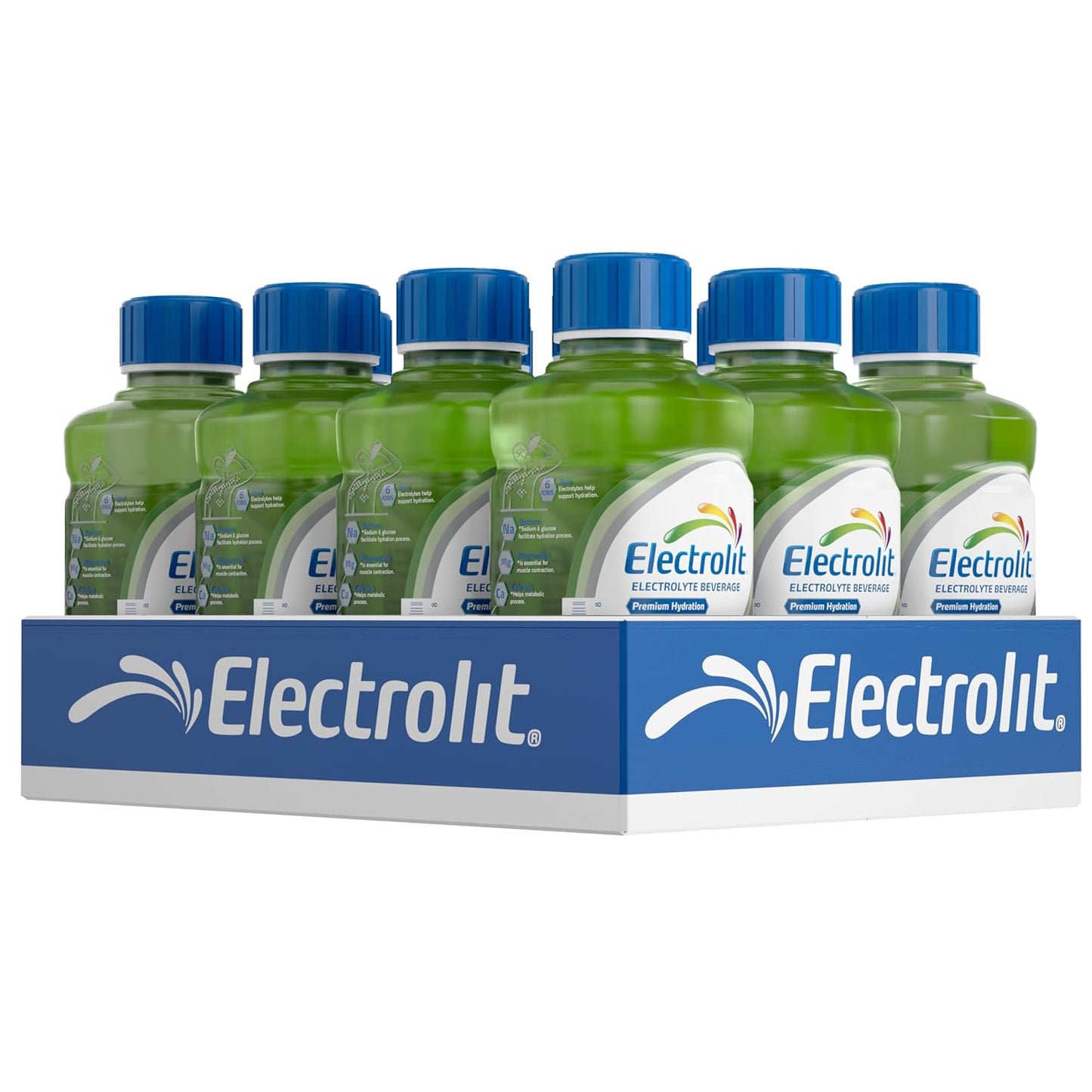 Electrolit Electrolyte Beverage Green Apple Flavor 21 Fl Oz Pack