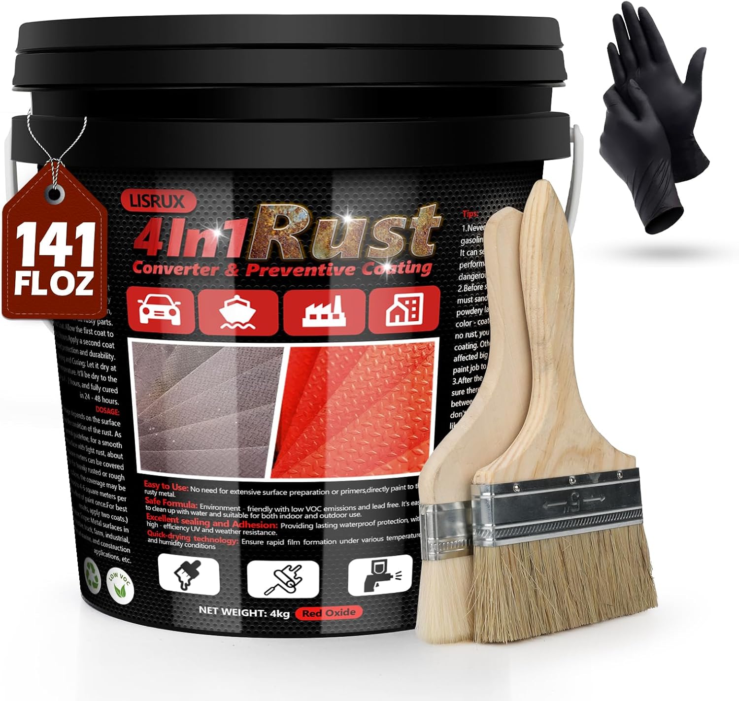 4-in-1 Rust Converter & Metal Primer for Ultimate Protection