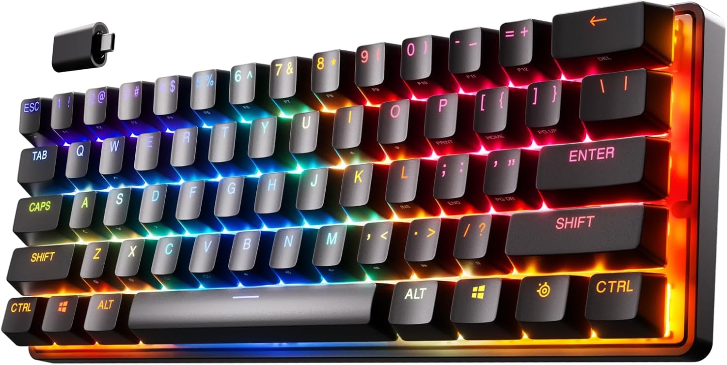 SteelSeries Apex Pro Mini - Compact HyperMagnetic Gaming Keyboard