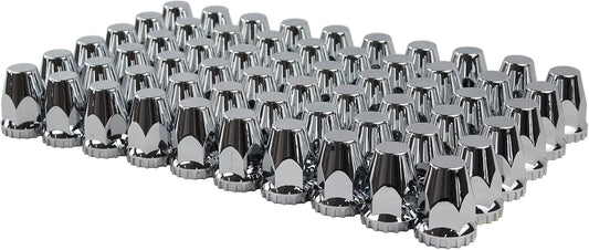ABS Chrome Plastic 33mm Thread-on Lug Nut Covers for Trucks