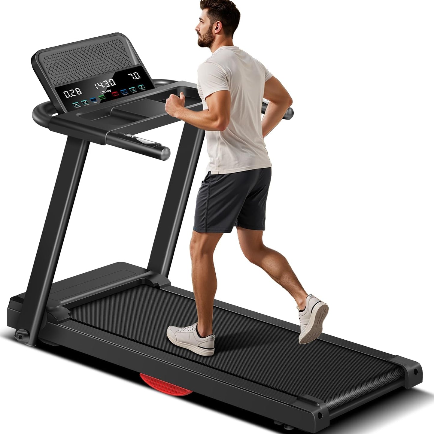 Treadmills for Home with 15% Incline and Heart Rate Sensor