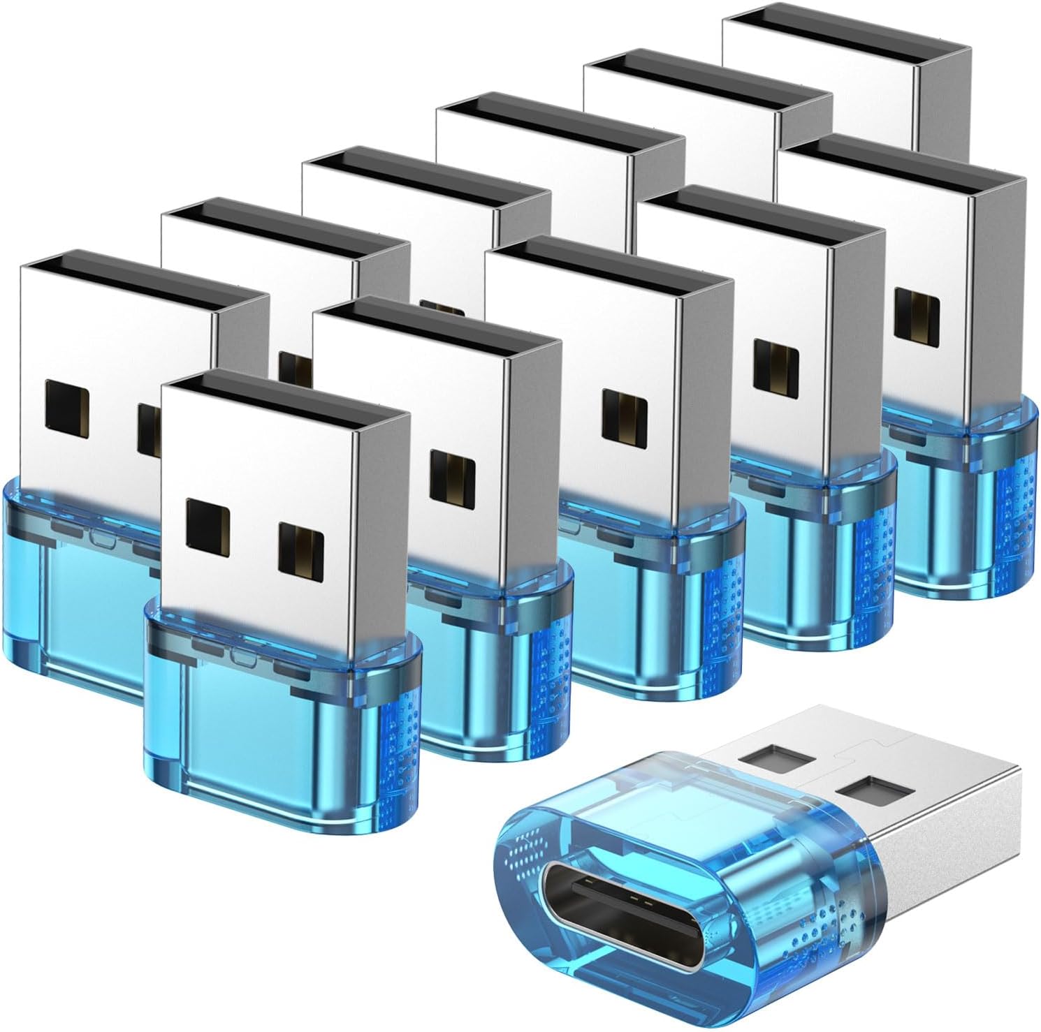 12-Pack USB-C Fast Charging Adapters - Fidioto