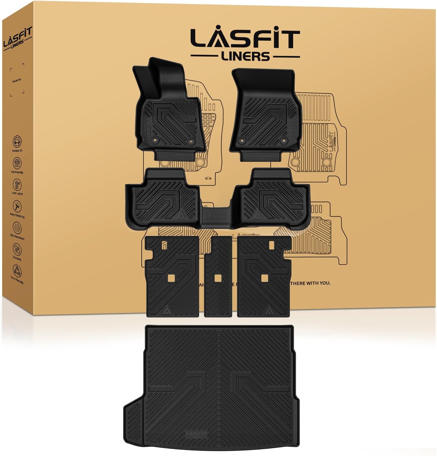 Custom Fit TPE Floor Mats for BMW X3 2025 2026 by LASFIT
