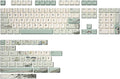 YUNZII Spring Tea Dye Sub PBT Keycaps - Cherry Profile Upgrade