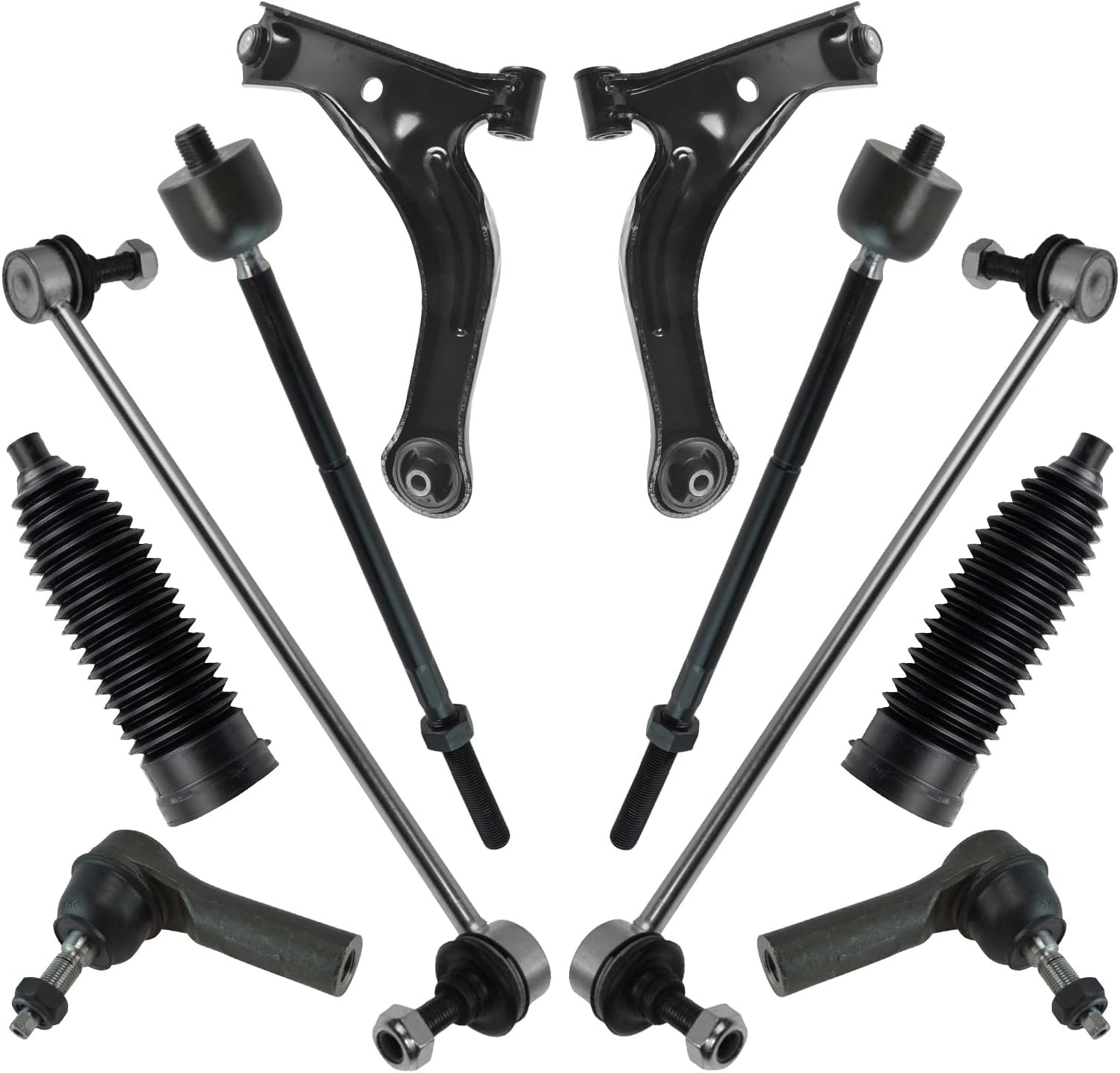 TRQ Front Steering & Suspension Kit for 2009-2012 Ford Escape