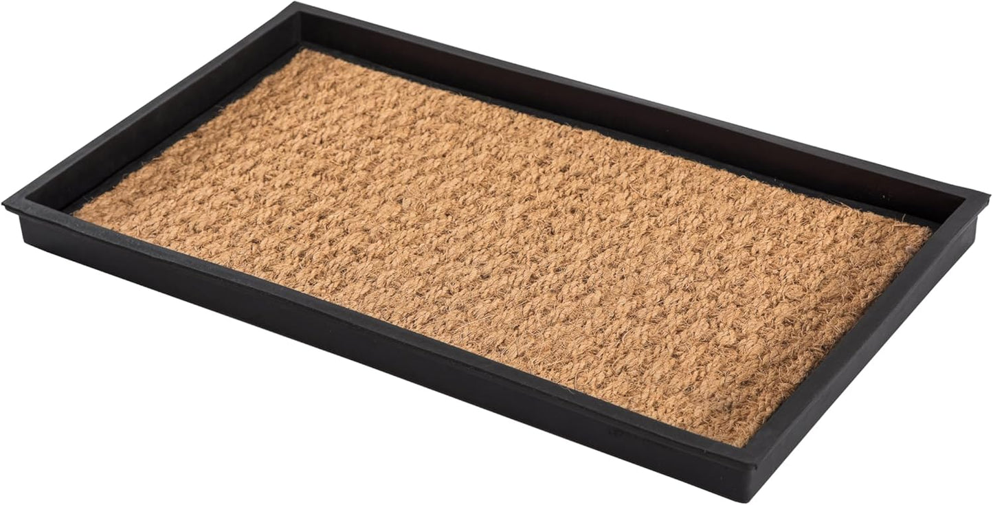 Heavy Duty Waterproof Rubber Shoe Storage Mat for Entryway