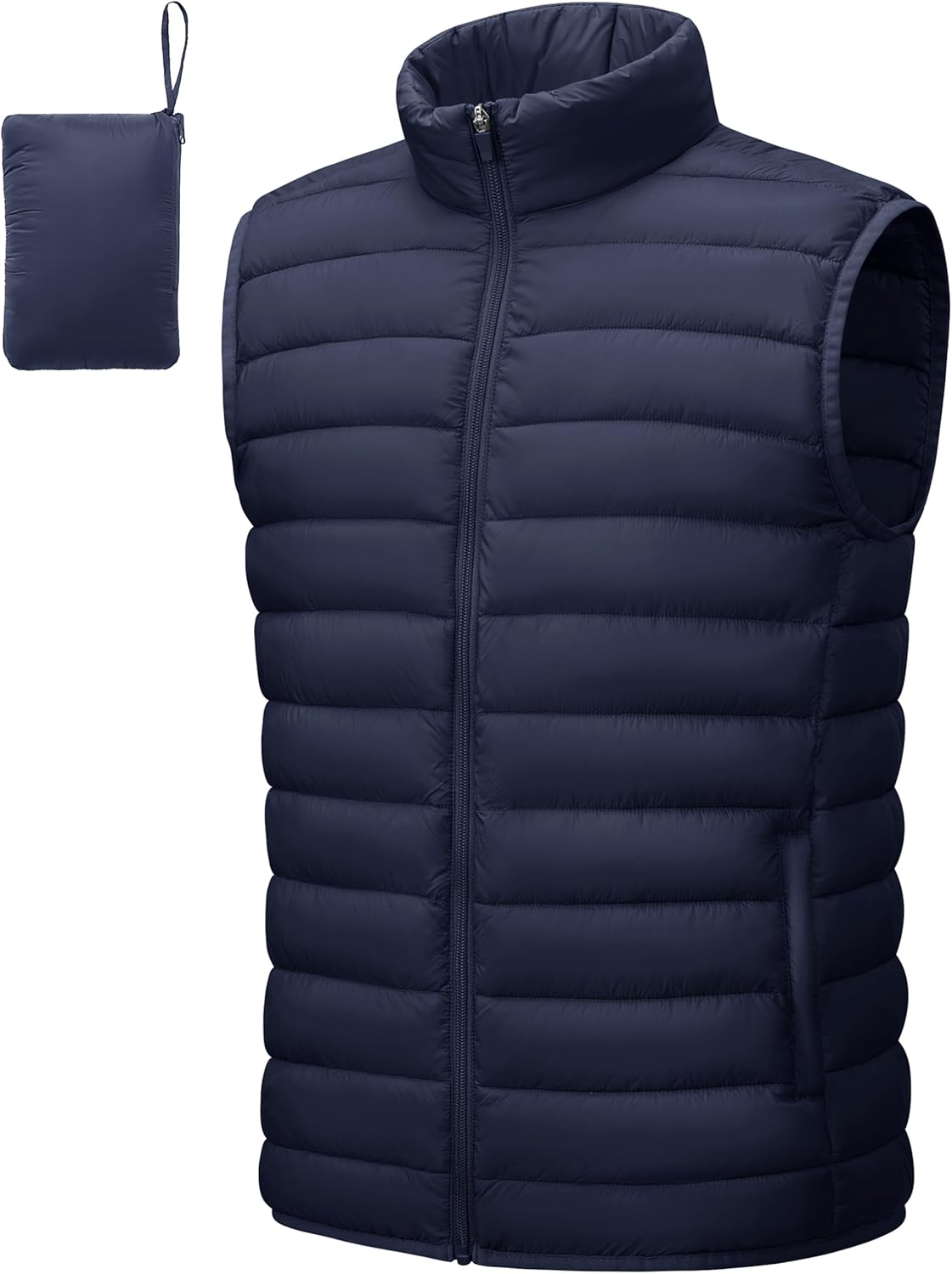 Cotrasen Men's Puffer Lightweight Vest for Outdoor Activities