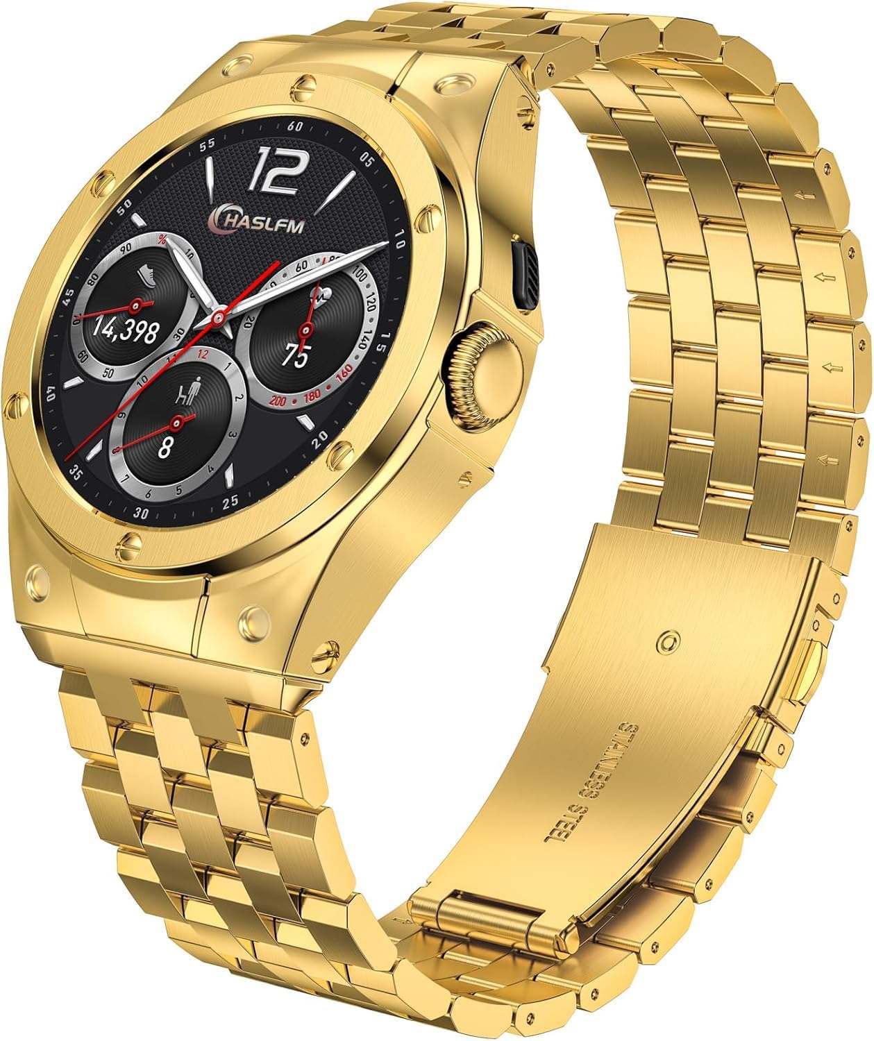 Stainless Steel Case with Band for Google Pixel Watch 3 45mm