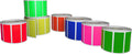 Royal Green Rectangular Color Coding Sticker Roll - 7 Colors