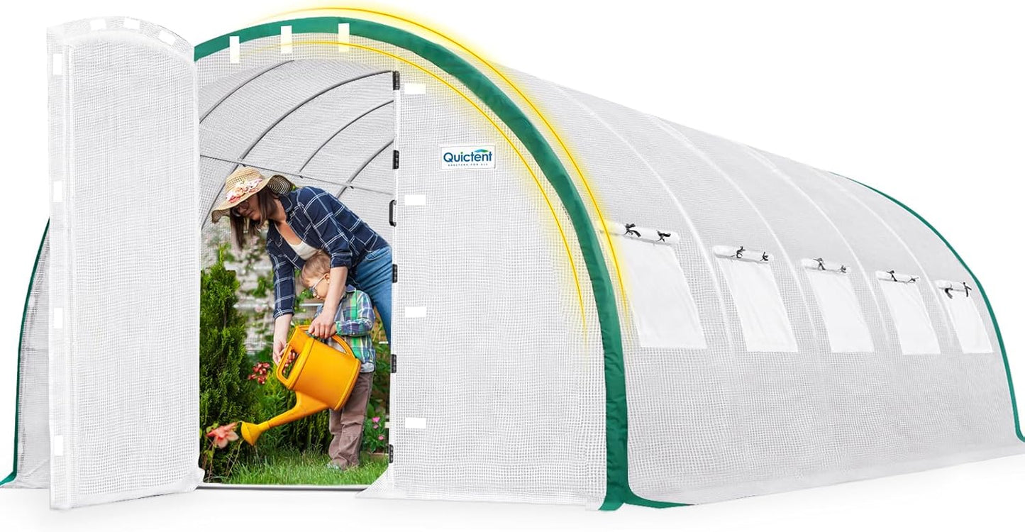 Quictent Premium Greenhouse with Swing Doors for Outdoor Plants