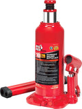 BIG RED 10 Ton Welded Hydraulic Bottle Jack - Durable Lift Tool