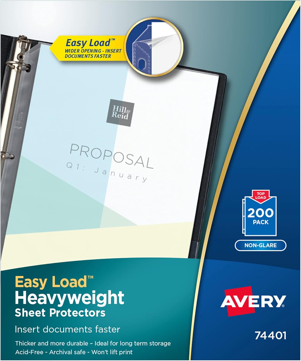 Avery Clear Heavyweight Sheet Protectors for Document Safety