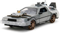 Back to the Future Part 3 Time Machine with Train Wheels - 1:24