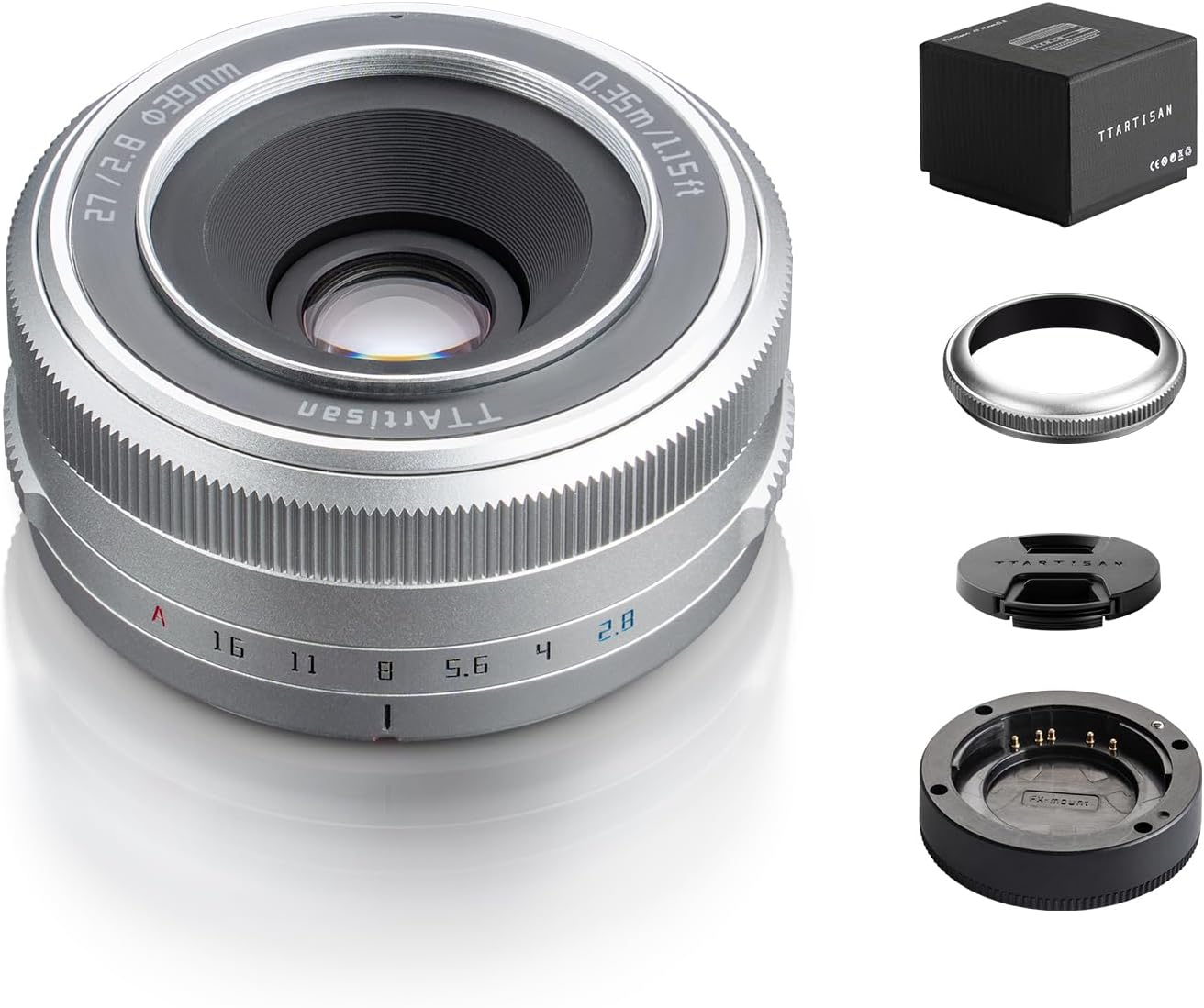 TTArtisan APS-C 27mm F2.8 Auto Focus Lens for X Mount Cameras