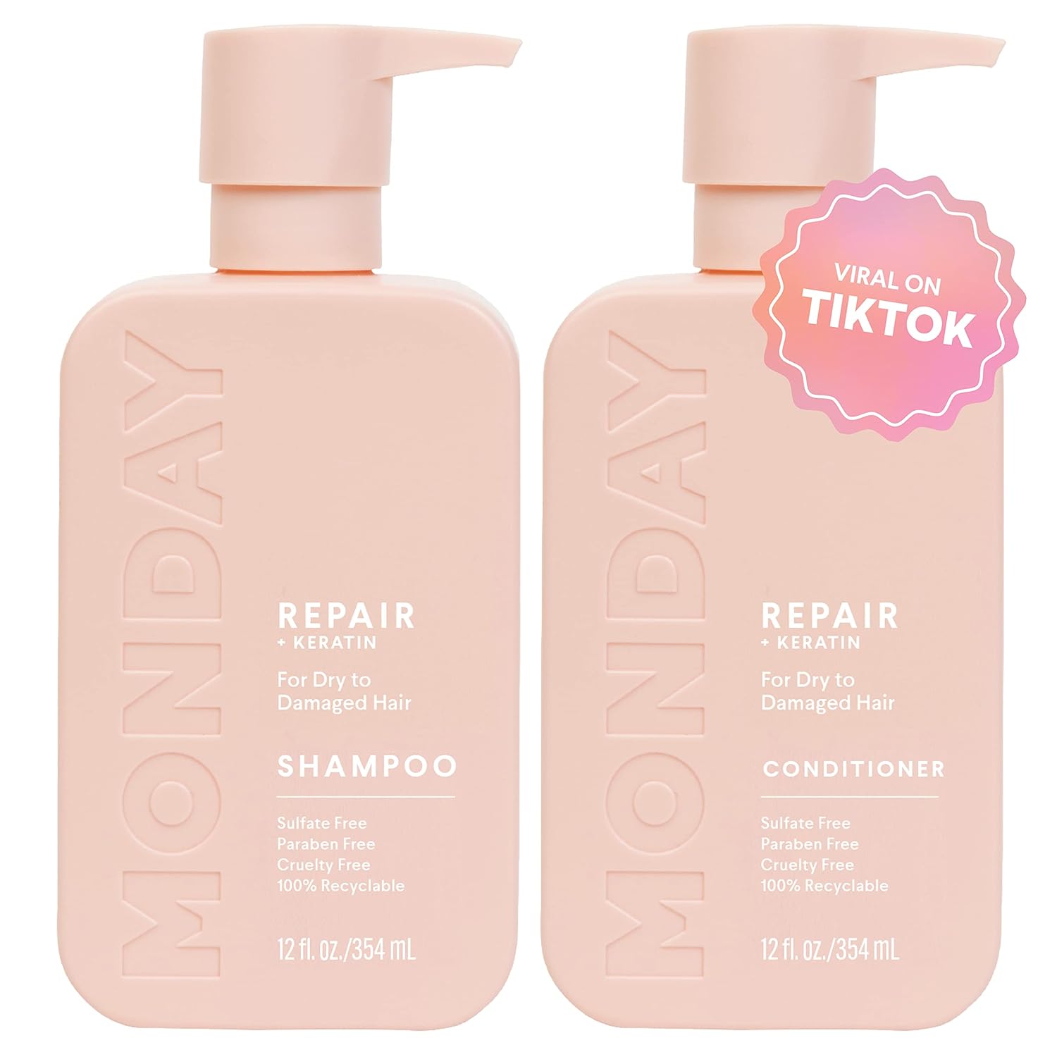 Repair Dry Hair with MONDAY HAIRCARE Set