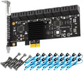 GLOTRENDS 16-Port PCIe X1 SATA Expansion Card for Massive Storage