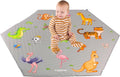 TotsyTrove Hexagon Play Mat - Non-Slip Cushioned Baby Mat