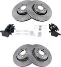 TRQ Front and Rear Brake Pad & Rotor Kit for 2003-14 Volvo XC90