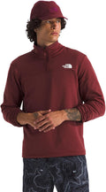 Mens Cedar Trail Grid Fleece Quarter Zip Jacket - Durable Cold Top day