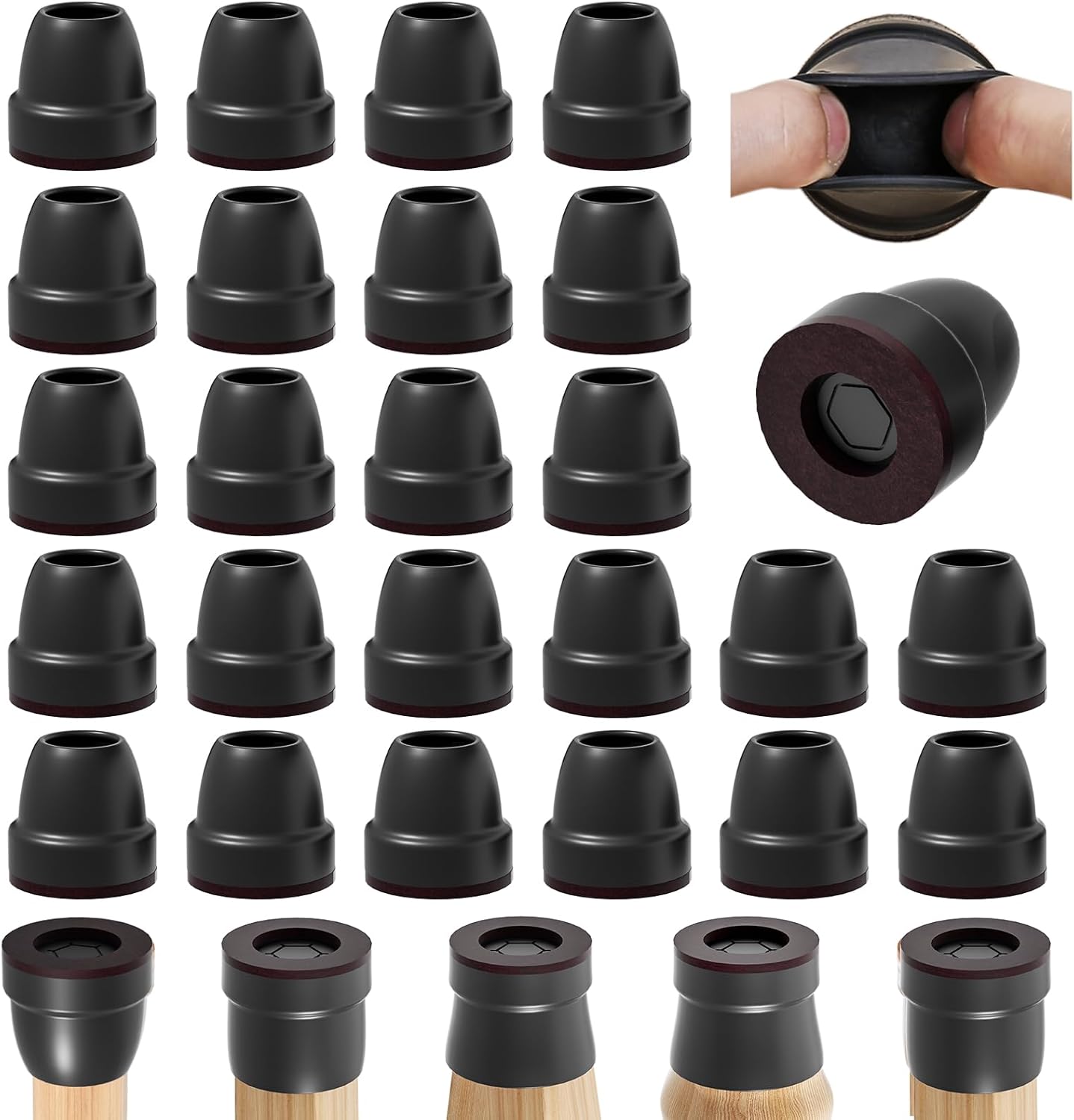 Anti-Scratch Chair Leg Caps: Protect Floors in Style!