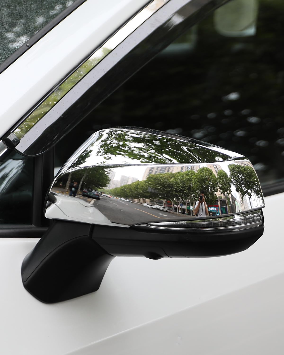 Luxurious Chrome Exterior Mirror Covers for Toyota RAV4 2019-2024