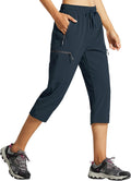 Women's Lightweight Quick Dry Cargo Capri Pants - Travel Ready
