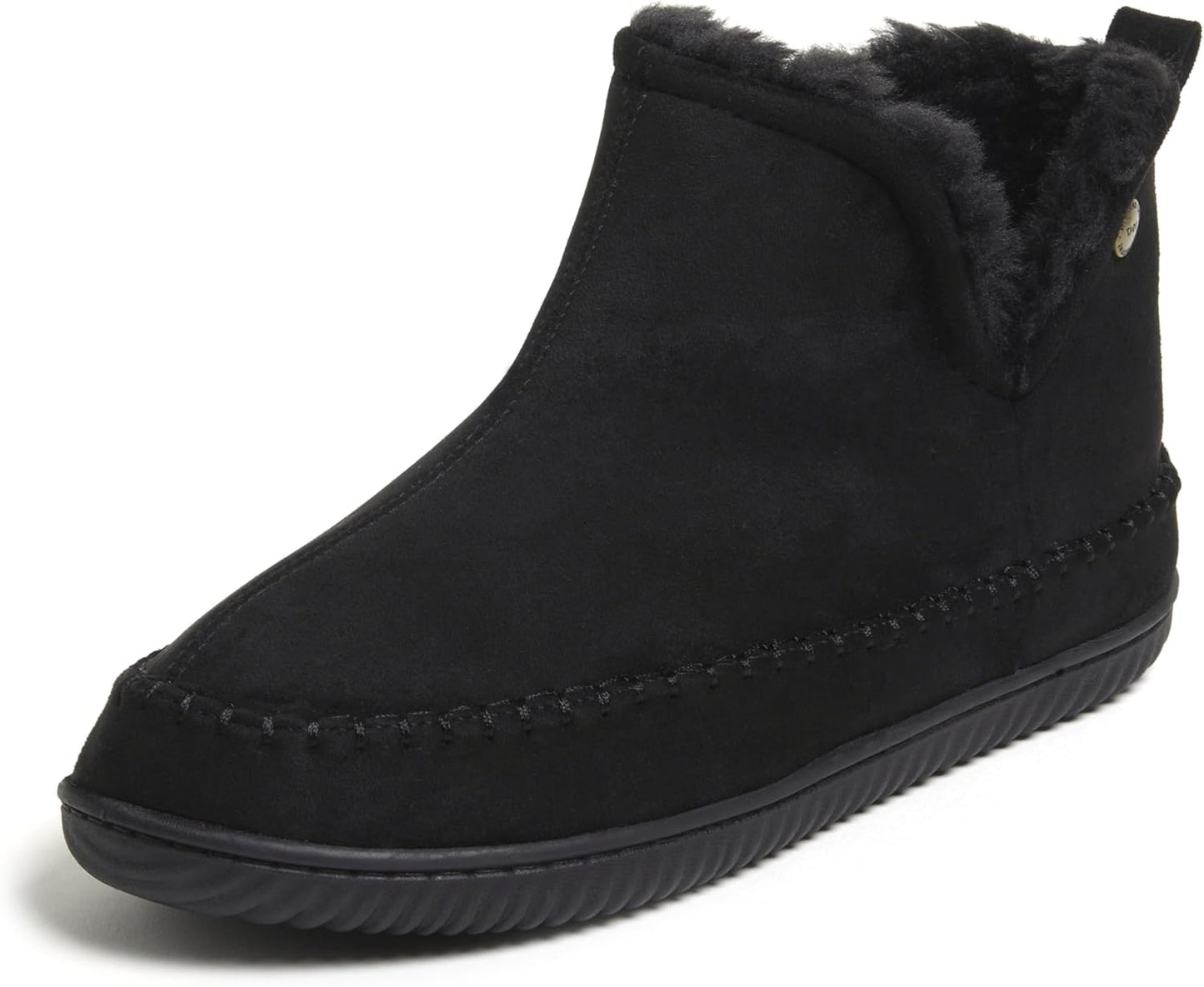 Dearfoams Men's Alpine Brixen Comfort Boot for Indoor/Outdoor Use