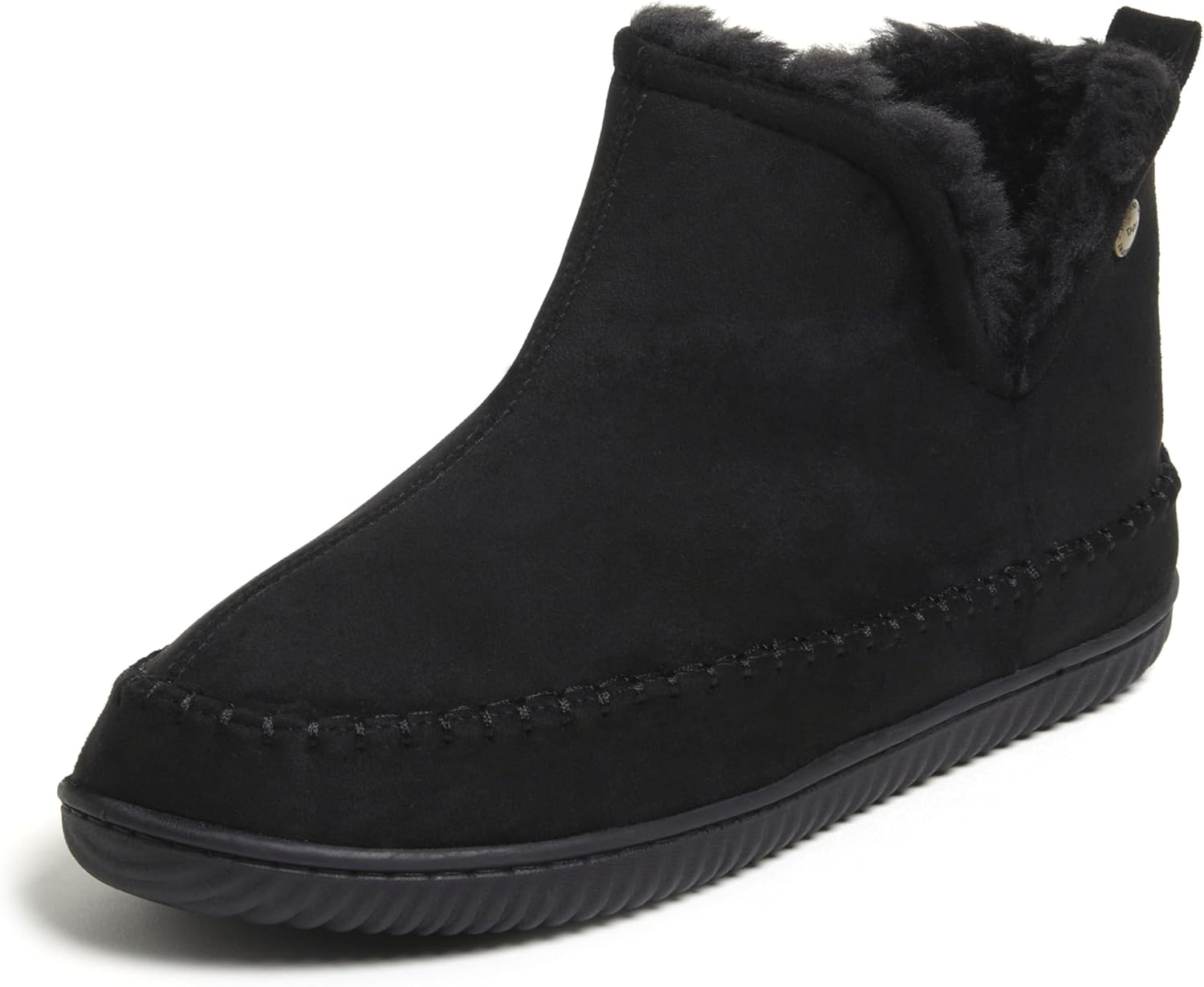 Dearfoams Men's Brixen Indoor/Outdoor Memory Foam Boot Slipper