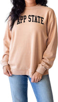 chicka-d NCAA womens Burnout Fleece Pullover - Cozy Game Day