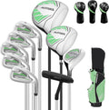 10-Piece Complete Mens Womens Golf Clubs Set Right Hand - Stand Bag