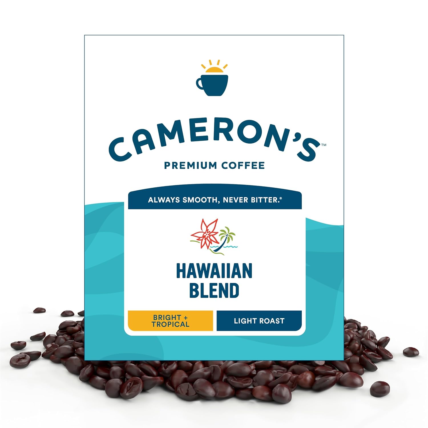 Cameron's Coffee Roasted Whole Bean Coffee, 10% Hawaiian Blend
