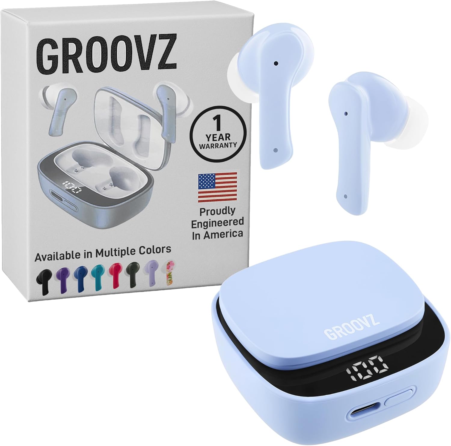 Groovz True Wireless Earbuds with 27Hrs Battery Life and More