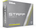 WILSON 2024 Staff Model Golf Balls - 12 Balls Yellow